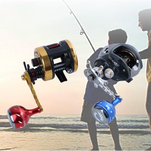 Power Reel Handle Replacement Power Baitcasting Fishing Reel Handle Grip with Installation Screws for saltwater/freshwater