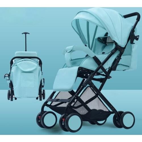 Ultra-lightweight Baby Stroller, Easy To Carry, Can Sit, Lie Down, Three-fold, Trolley Can Be Boarded on The Plane