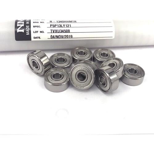 NMB Small Groove Ball Bearing 624 ID4*OD13*W5mm for High Speed EDM Wire Cutting Machine