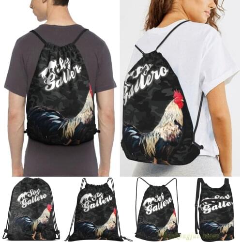 Soy Gallero Women Purpose Drawstring Backpack Bags Men Outdoor Travel Backpacks For Gym Training Swimming Fitness Bag