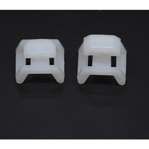 10pcs/lot White Cable Tie Holder Wire Fixing Seat for 3030 4040 European Standard Anodized Aluminum Profile