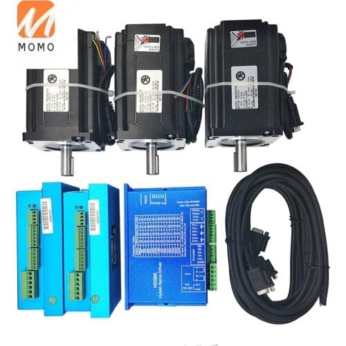 12N.m 3axis cnc kit high torque nema 34 closed loop stepper motor