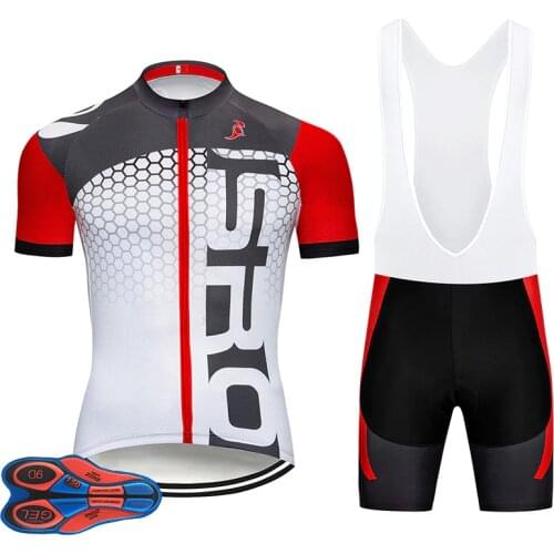 2021 red PRO TEAM cycling jersey Ropa Ciclismo 9D Gel Pad mens summer bike shirts Maillot Culotte Factory wholesale custom