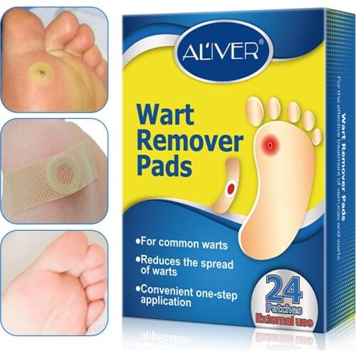 24pcs Foot Corn Killer Calluses Plantar Warts Thorn Pain Relief Curative Plaster Waterproof Medical Sticker Curative Plaster