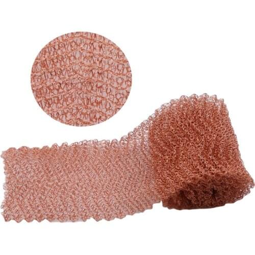 4 Wire Copper Mesh Filter,Column Packing, Woven Wire Screen Filter For Distillation, Width 10cm ,Length 1m, Diameter 0.15mm