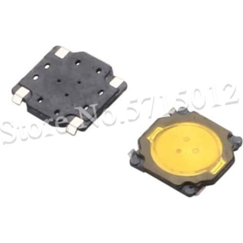 50pcs 4.5x4.5x0.55mm Ultrathin-film Touch Switch 4 Pins Patch Small Key Switch for The Headset Wire Control Button