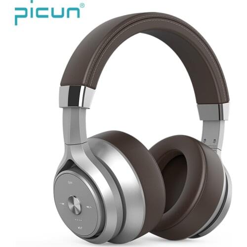 Picun P28X Wireless headset Bluetooth 5.0 quad-core dual moving coil bass Over-Ear Headphones with microphone