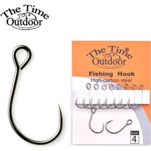 THE TIME BRAND Big Ring lure hook for mini crankbait and small minnow lures Barbless fish hooks