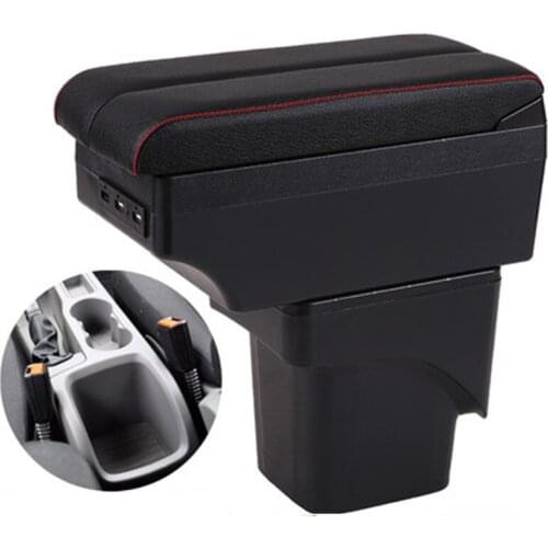 For Ford Focus 2 Mk2 Armrest box central Store content box with USB interface