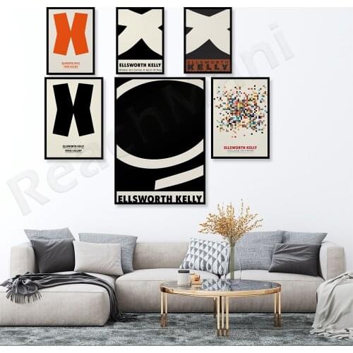 Ellsworth Kelly minimalist art, advanced posters, Walker Art Center, geometric posters, New York Museum of Modern Art, wall art