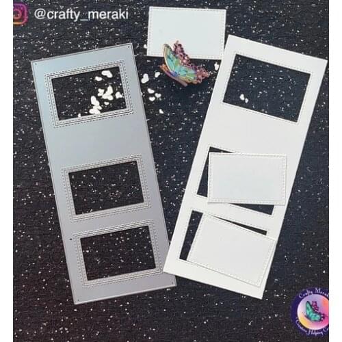 Slimline 9 Metal Cutting dies cuff bracelet card Scrapbooking Stencil Cut Die For DIY Card Crafts Handmade