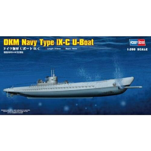 Hobbyboss 1/350 83508 German Navy Type lX-C U-Boat model kit