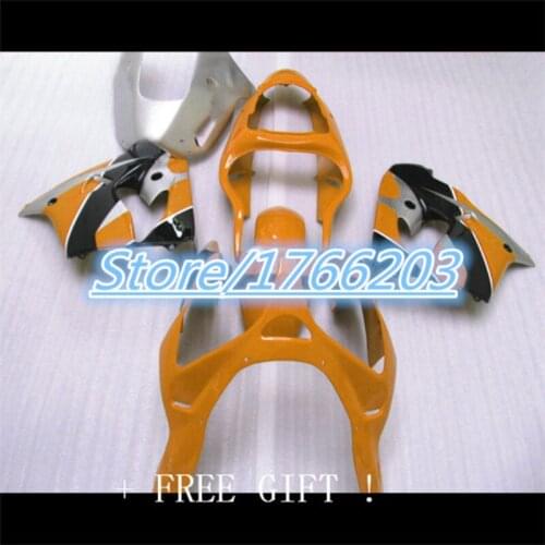 ABS orange Fairing Set Fit For Kawasaki 2002 2003 Ninja ZX 9R W2- ZX 900 02-03 zx-9r 02 03 Ninja ZX9 R 2002-2003 ABS Plastic