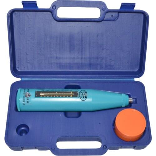 Portable Schmidt Hammer Testing Equipment Resiliometer Concrete Rebound Test Hammer (Blue Instrument Case) HT-225B