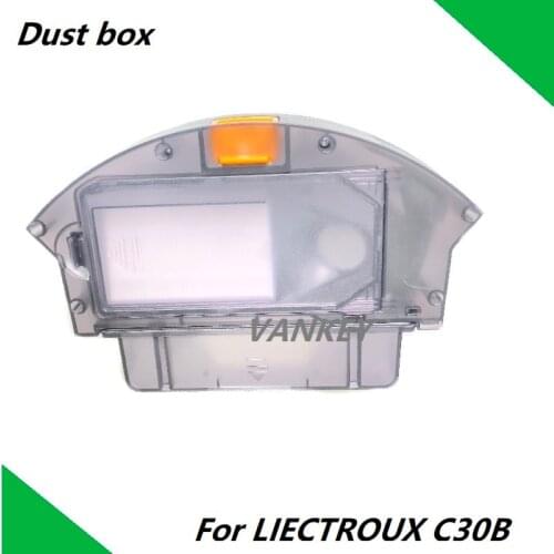 Vacuum Cleaner Dustbin Box with Hepa Filter for LIECTROUX C30B Robot Vacuum Cleaner Spare Parts Dust Box