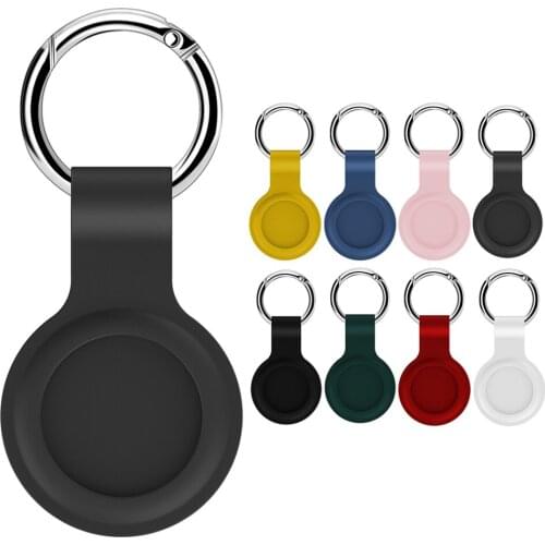 Silicone Anti-Lost Protective Sleeve for Apple Airtag Case Locator Tracker Keychain Protector Cover Shell For Airtags
