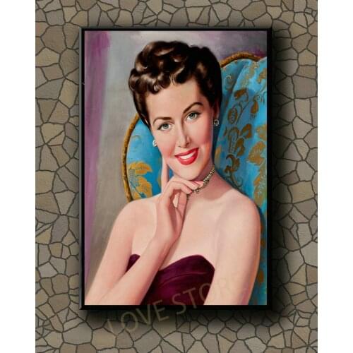 P486 Vintage Beautiful Pin-up Girl Classic Picture 84 Silk Fabric Poster Art Decor Indoor Painting Gift