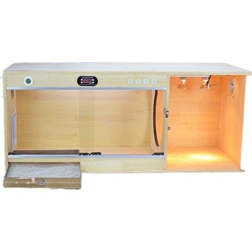 Waterproof solid wood ecological board of cat and dog delivery room pet incubator antiseptic oak material