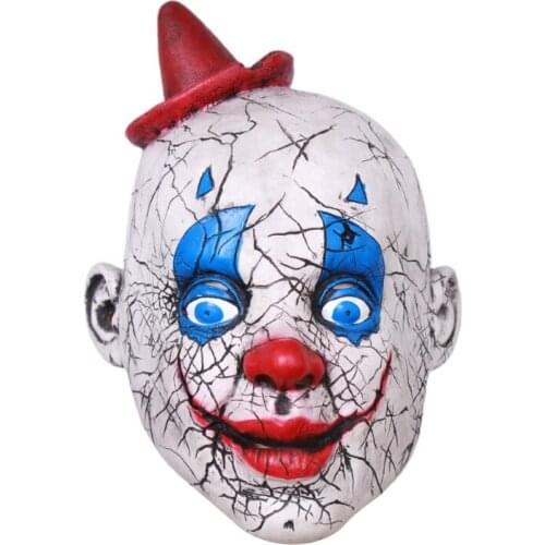 Halloween Funny Clown Mask Scary Sinister Devil Masks Adult Costume Cosplay Prop N0PA
