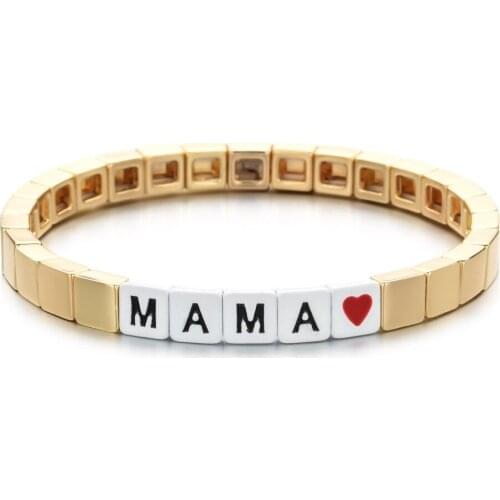 ZMZY 2021 New Handmade Bracelet Family Gold color Bracelets for Women Girl Boy Adjustable String Bracelet pulseiras Gifts