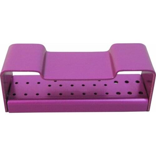 1PC Dental Opening bur Block Autoclavable Disinfection Box B034 Purple for Sale