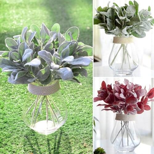 1 Branch Artificial Flower Plant Faux Foliage Flores For Autumn Home Wedding Decor Fall Decorations DIY Fake Plant Leave