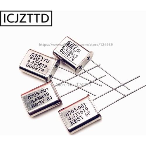 10PCS 49U 2P 4.096MHZ 4.096M 4.096 4.1943MHZ 4.1943M 4.433MHZ 4.433M 4.433619MHZ 4.433619M HC-49U HC-49/U 11.35mmx4.65mm