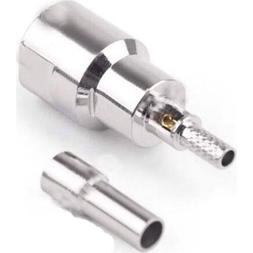 5pcs FME Male Plug Connector Solder Wire Type Crimp For RG316 RG174 Cable Adapter