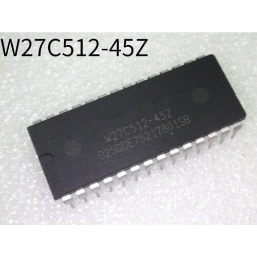 5PCS W27C512-45Z DIP W27C512 DIP-28 27C512-45Z DIP28 27C512-45 W27E512-12