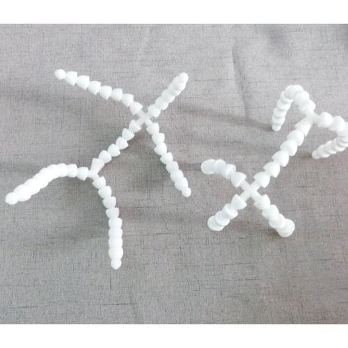 50set/lot 40pcs 19x12x10mm toy joint + 1 pcs cross connector + 1pcs triangle connector for diy plush doll accessories