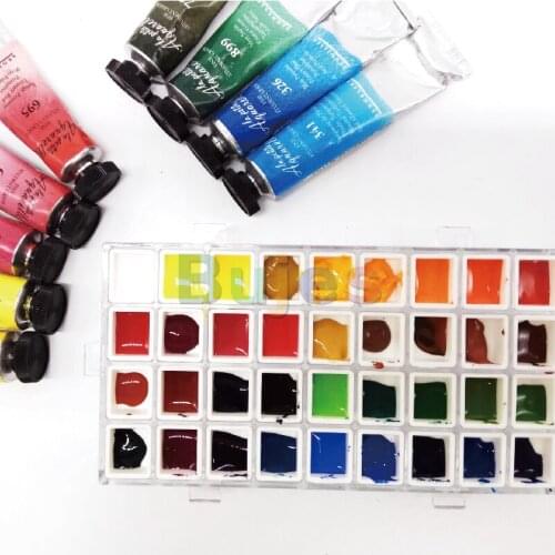 La Petite Aquarelle Watercolors by Sennelier, Student watercolor set, 12X 21ml, 12X 10ml, Great for beginners