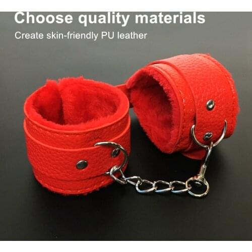 Bondage Restraint Bondage Fetish Slave Handcuffs & Ankle Cuffs Adult Erotic Sex Toys For Woman Couples Games Sex Products
