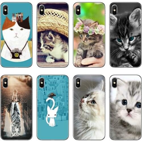 Funny kitten cat Accessories Phone Case For Huawei Honor 20 10i 9X 10 Lite 8S 8C 8X 7C 7X 7A 6C Pro 6 6A 6X 5A 5C