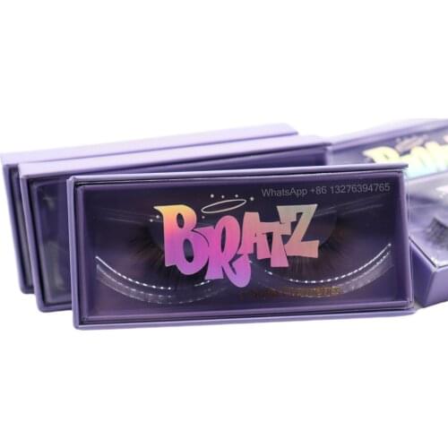 Lavender Drawer Eyelash Case Wholesale Natural 3D Mink Lashes With Packaging Customized Own Brand Eyelashes Packing Free Tray