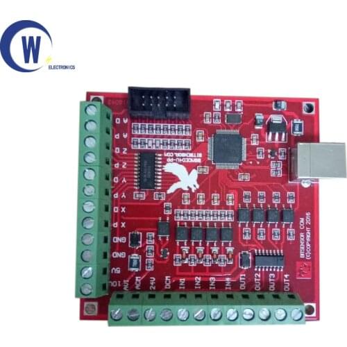 CNC Red Breakout Board USB MACH3 100Khz 4 Axis Interface Driver Motion Controller Driver Board
