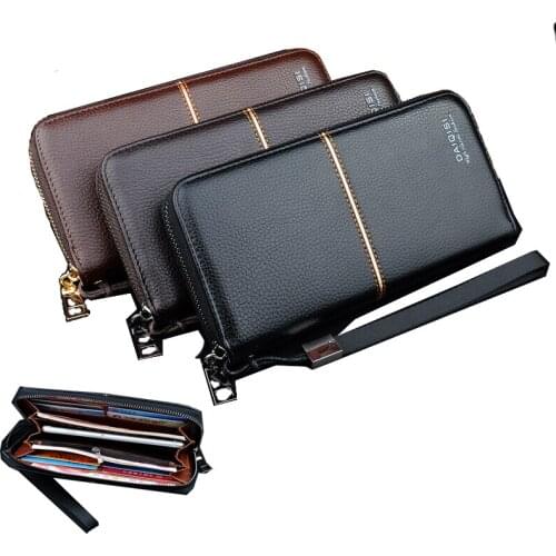 Wallet men phone wallet money bag leather purse mens wallets luxury Polyester Casual Zipper nightmare before christmas