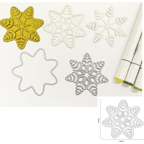 Snowflake Metal Cutting Dies Mold Scrapbook Craft Mold Template Embossing Paper Mold Making New