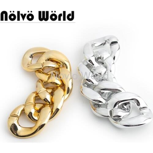 Nolvo World 1-5 meters 41*49mm Gold resin bag chain Purse accessories handbag chain