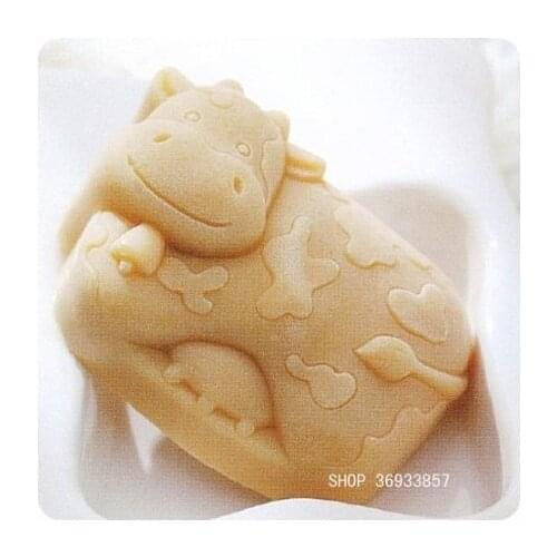 New dairy cow 50043 Craft Art Silicone Soap mold Craft Molds DIY