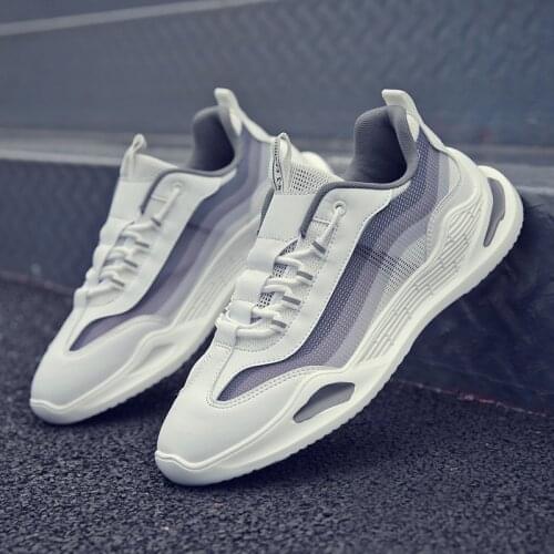 Spring 2021 new mens shoes sports leisure small white board shoes Korean version web celebrity breathable cake father shoes