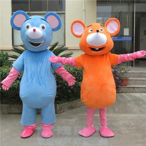 New High Quality Mouse Mascot Costume Adult Character Costume Cosplay Animal Mascot Costume for Halloween party