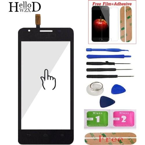 Touch Screen Front Glass For Huawei Ascend G510 G520 G525 U8951 T8951 Lens Sensor Digitizer Panel Adhesive Screen Protector