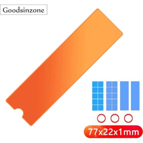 100% Copper M.2 SSD Heatsink, M2 pcie NVMe Laptop NGFF Heatsink Copper with Silicone Thermal Pad Kit for M.2 2280 SSD Laptop