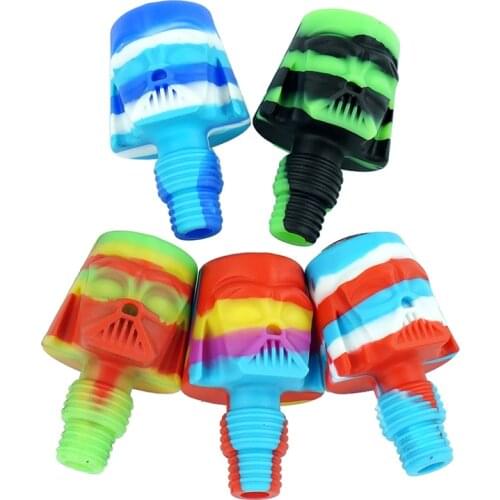 Premium Tobacco Pipe Silicone with Glass Bowl Smoking Accessories Creative Gifts Novelty