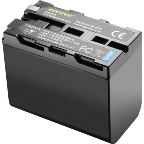 Neewer 6600mAh Li-ion Battery, Replacement Battery for Sony NP-F970 NP-F960 NP-F975 NP-F570 NP- F750 NP-F770,Suitable for Neewer