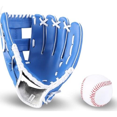 Outdoor Sports Baseball Glove Softball Practice Equipment Size 10.5/11.5/12.5 Inch Universal Left Hand Training Softball Gloves