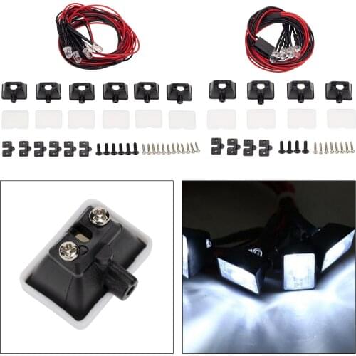 Super Bright LED Light for Axial TRX6 TRX4 90046 RC Car Model DIY Spare Plastic Parts Accessories