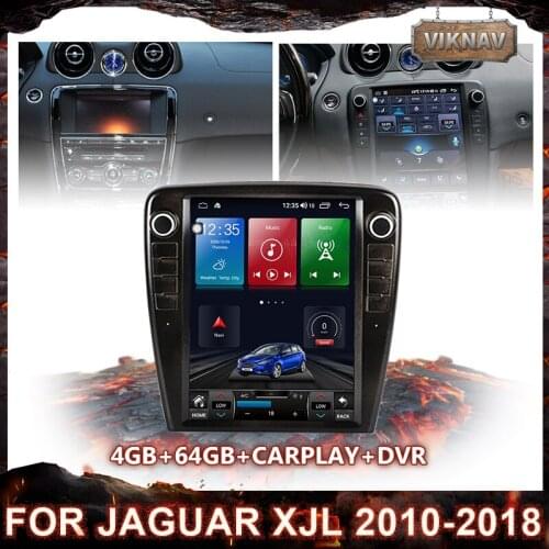 2 Din Android 9.0 Car Player For Jaguar XJL 2010-2018 With 4+64G Multimedia Radio Stereo GPS Navigation Player Head Unit auto
