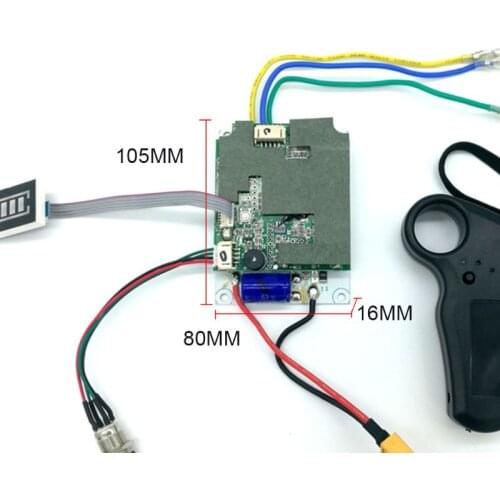 36V Single Belt Motor Electric Skateboard Controller Longboard ESC Substitute Parts Scooter Mainboard Instrument Tools 27RD