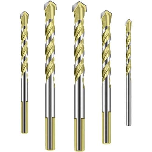 5-12mm Multi Triangle Drill Bit Tile Glass Ceramic Concrete Hole Opener Alloy Triangle Drill Size 5/6/8/10/12 mm